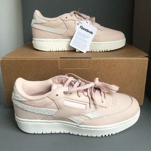 Reebok Women’s Club C Double Revenge Beige Tennis Sneakers Size 10